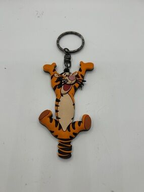 Disney Tigger Orange Rubber Keychain Card Holder
